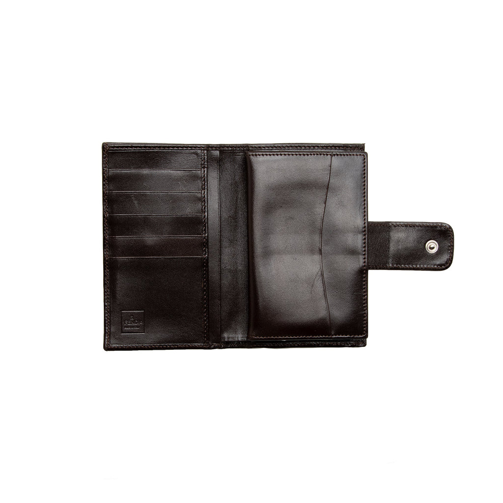 Fendi Vintage Zucca Bifold Kiss-Lock Compact Wallet (SHF-22375)