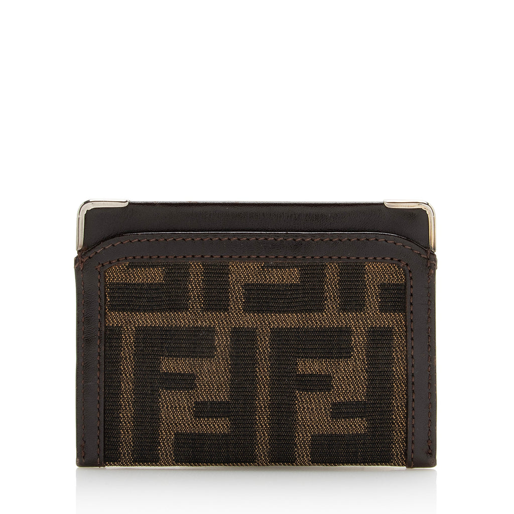 Fendi Vintage Zucca Card Case (SHF-22335)