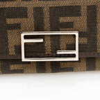 Fendi Vintage Zucca Trifold Compact Wallet (SHF-18439)