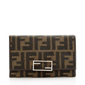 Fendi Vintage Zucca Trifold Compact Wallet (SHF-18439)