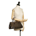 Fendi Zucca Canvas Handbag (SHG-34303)