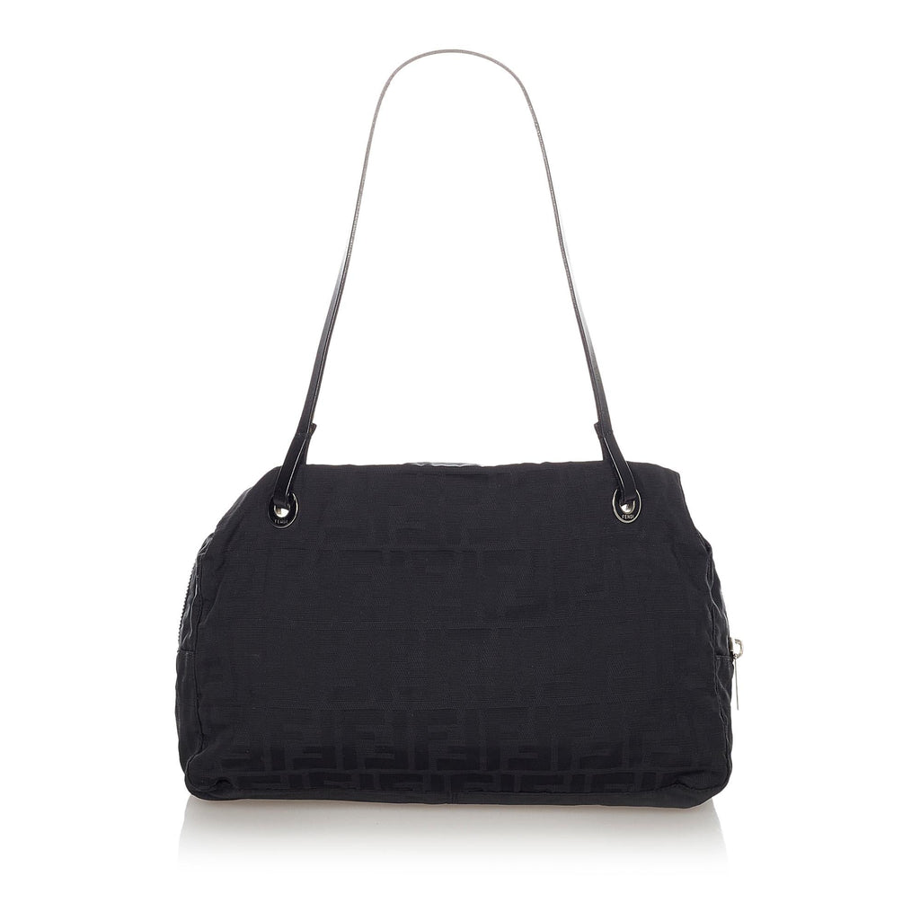 Fendi Zucca Canvas Shoulder Bag (SHG-23454)