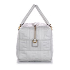Fendi Zucca Embossed Leather Satchel (SHG-15966)