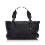 Fendi Zucca Nylon Zip Code Handbag (SHG-y6NeOn)