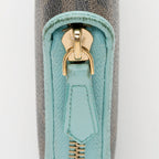 Fendi Zucca Spalmati Zip Around Wallet (SHF-19772)