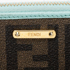 Fendi Zucca Spalmati Zip Around Wallet (SHF-19772)