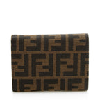 Fendi Zucca Trifold Compact Wallet - FINAL SALE (SHF-12797)