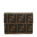 Fendi Zucca Trifold Compact Wallet - FINAL SALE (SHF-12797)