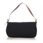 Fendi Zucchino Canvas Baguette (SHG-26702)