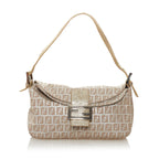 Fendi Zucchino Canvas Baguette (SHG-32750)