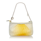 Fendi Zucchino Canvas Chain Baguette (SHG-27846)
