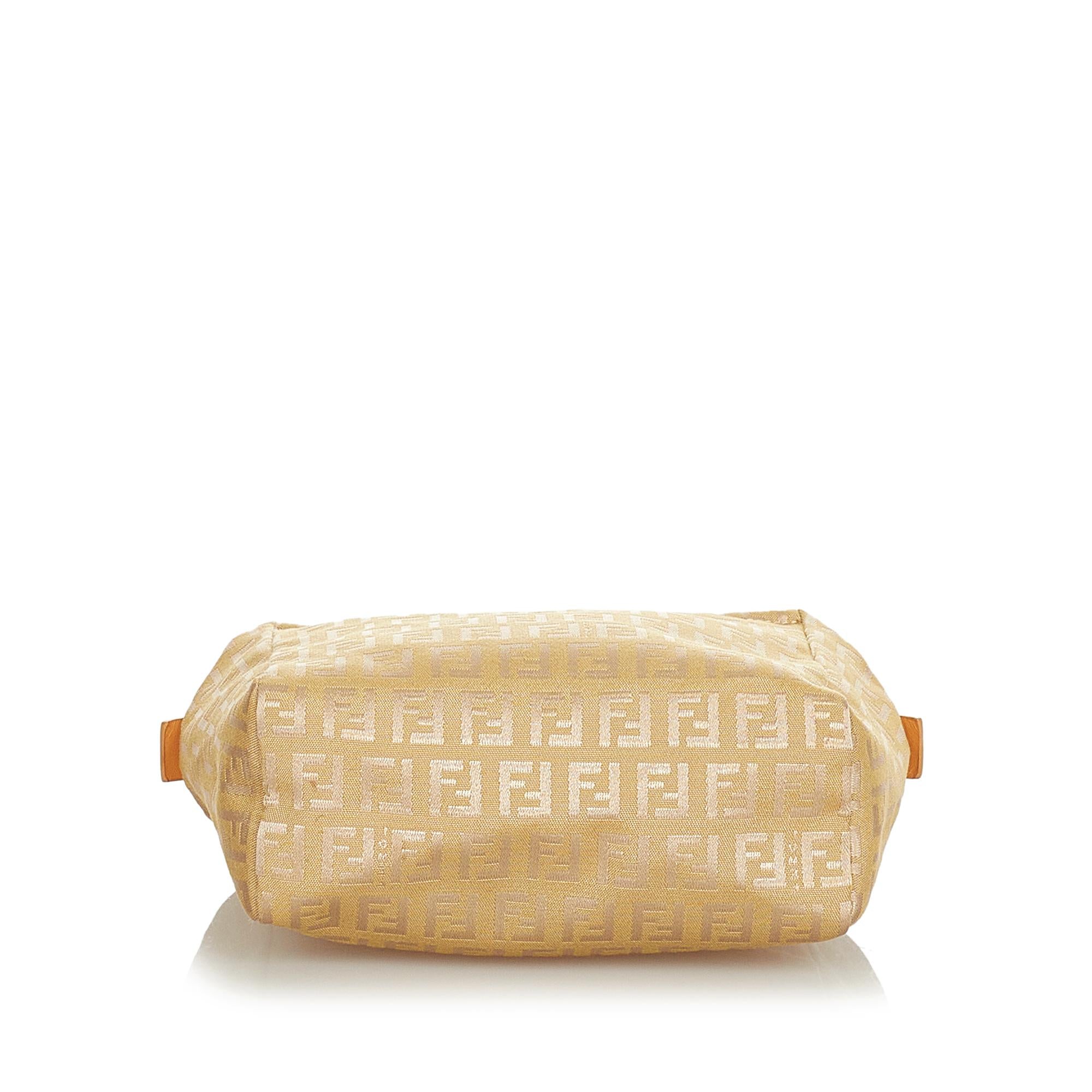 Fendi Zucchino Canvas Handbag (SHG-24517)