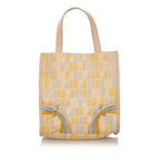 Fendi Zucchino Canvas Handbag (SHG-27279)