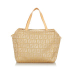 Fendi Zucchino Canvas Handbag (SHG-31864)