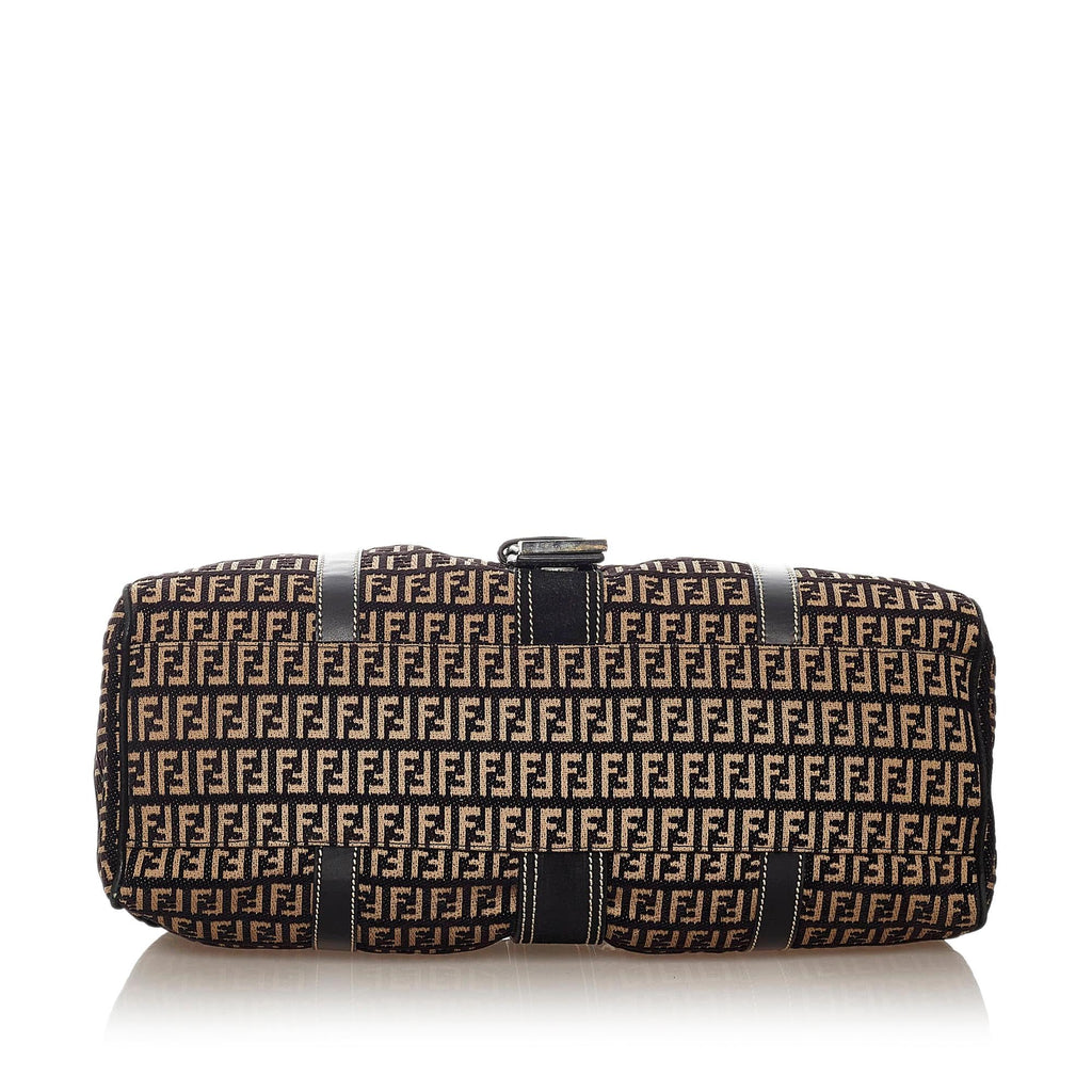 Fendi Zucchino Canvas Shoulder Bag (SHG-27820)