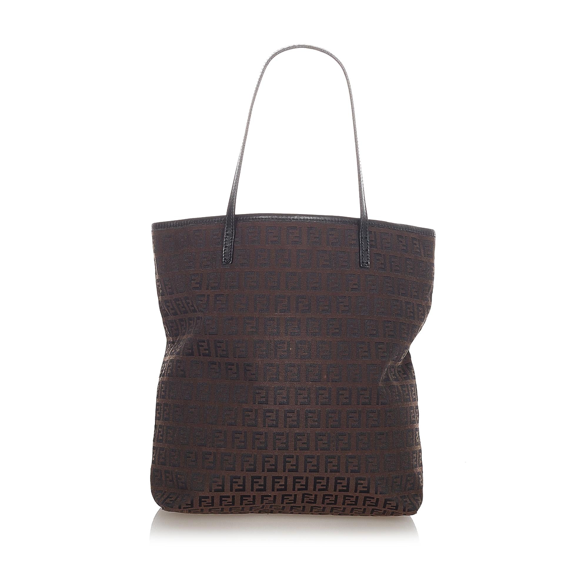 Fendi Zucchino Canvas Tote Bag (SHG-23339)