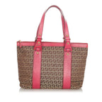 Fendi Zucchino Canvas Tote Bag (SHG-31054)
