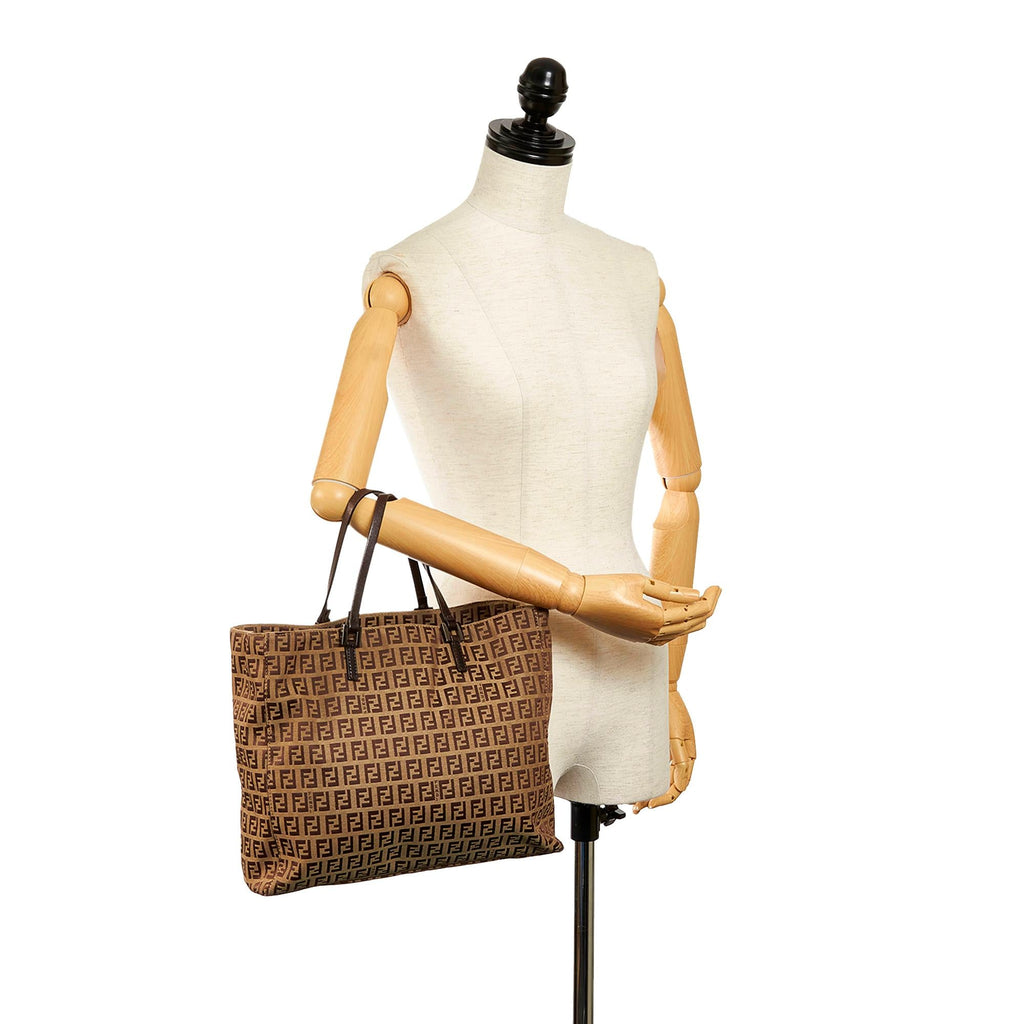Fendi Zucchino Canvas Tote Bag (SHG-31149)