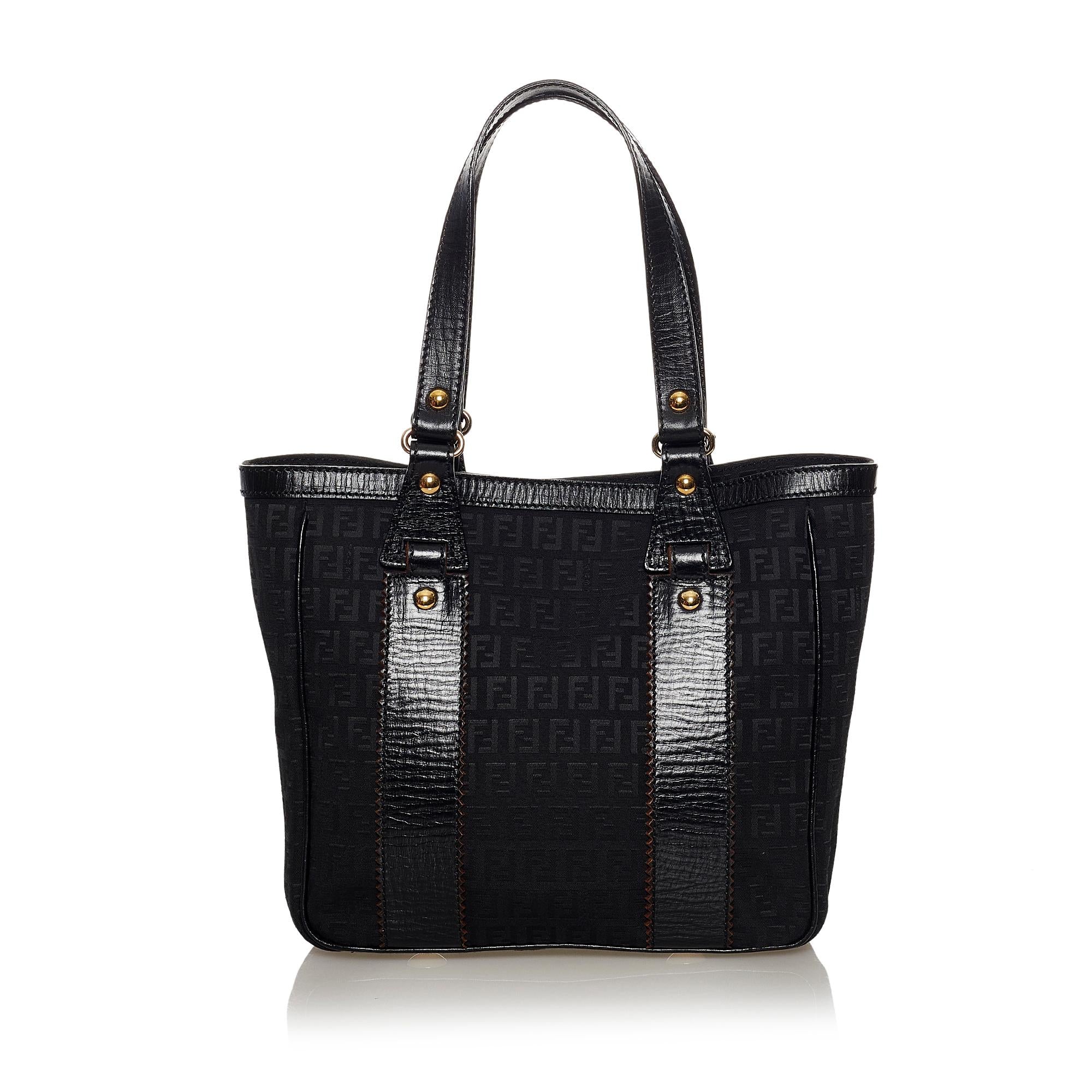 Fendi Zucchino Canvas Tote Bag (SHG-33449)