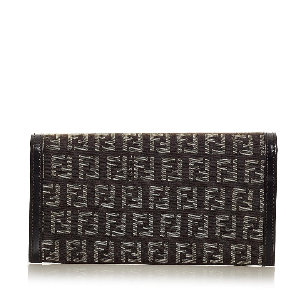 Fendi Zucchino Canvas Wallet (SHG-27187)