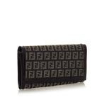 Fendi Zucchino Canvas Wallet (SHG-27187)