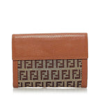 Fendi Zucchino Canvas Wallet (SHG-33654)
