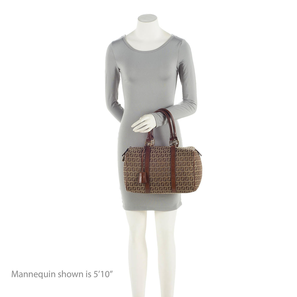 Fendi Zucchino Forever Boston Bag (SHF-22847)