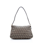 Fendi Zucchino Mini Baguette Bag (SHF-18855)