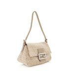 Fendi Zucchino Mini Baguette Bag - FINAL SALE (SHF-19965)