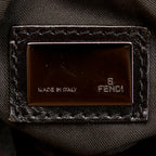 Fendi Zucchino Oyster Canvas Shoulder Bag (SHG-31334)