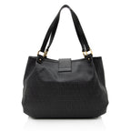 Fendi Zucchino Spalmati Chiusura Medium Tote (SHF-22661)