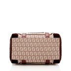 Fendi Zucchino Velvet Small Boston Satchel (SHF-18601)