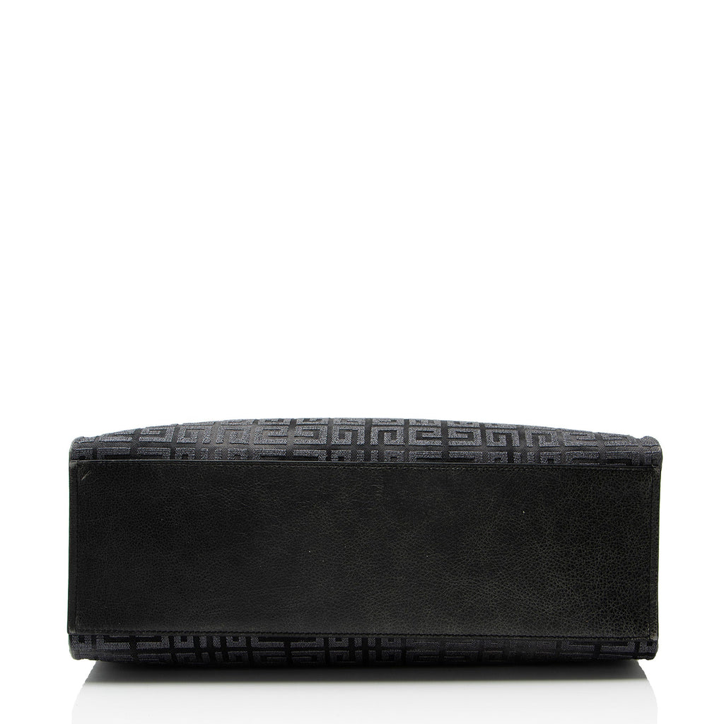 Givenchy 4G Embroidered Canvas Chain Medium G-Tote