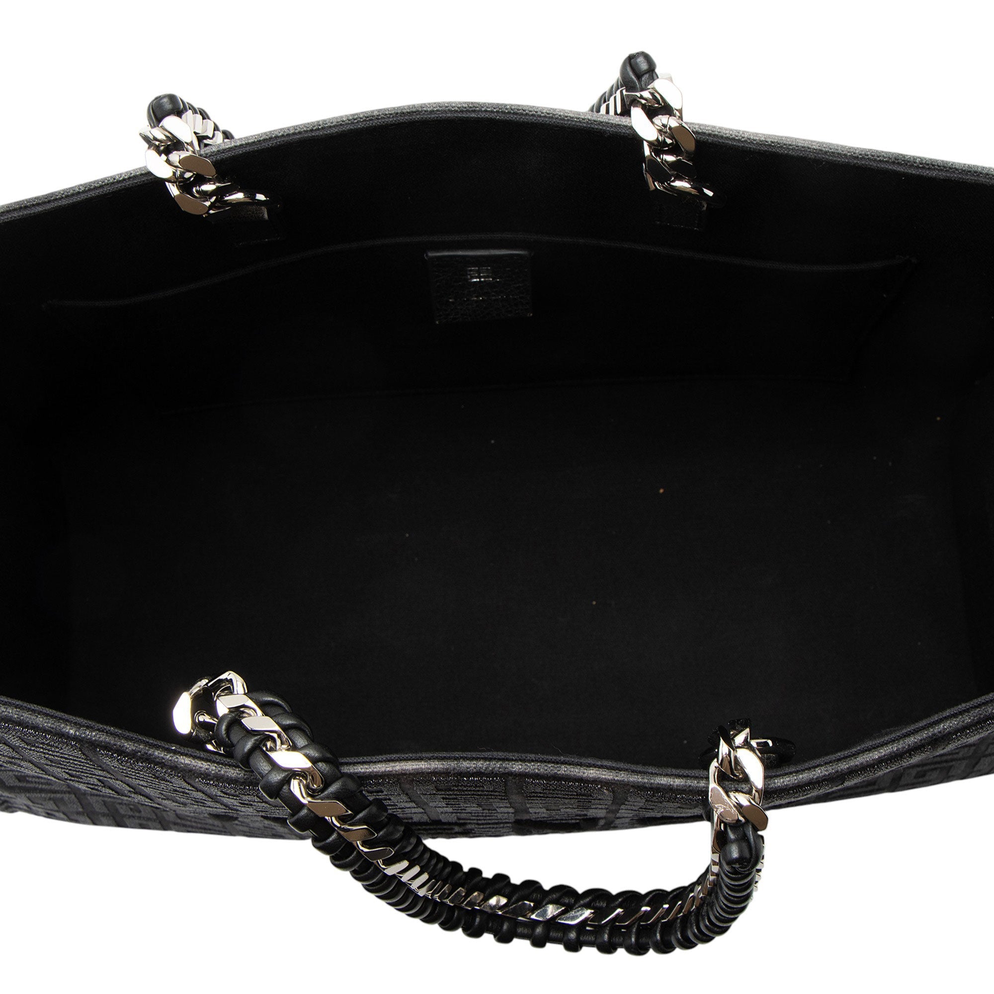 Givenchy 4G Embroidered Canvas Chain Medium G-Tote