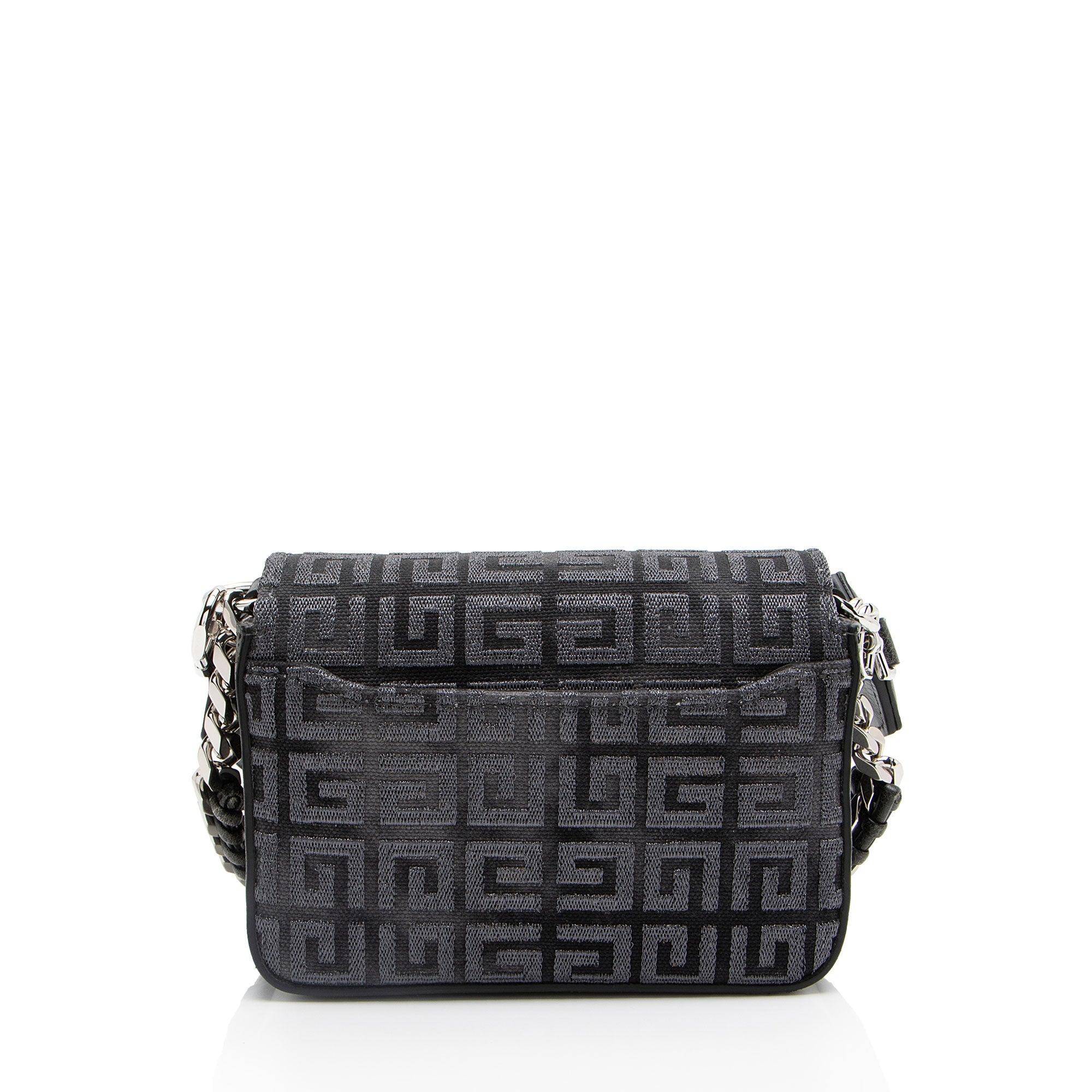 Givenchy 4G Embroidered Canvas 4G Small Shoulder Bag