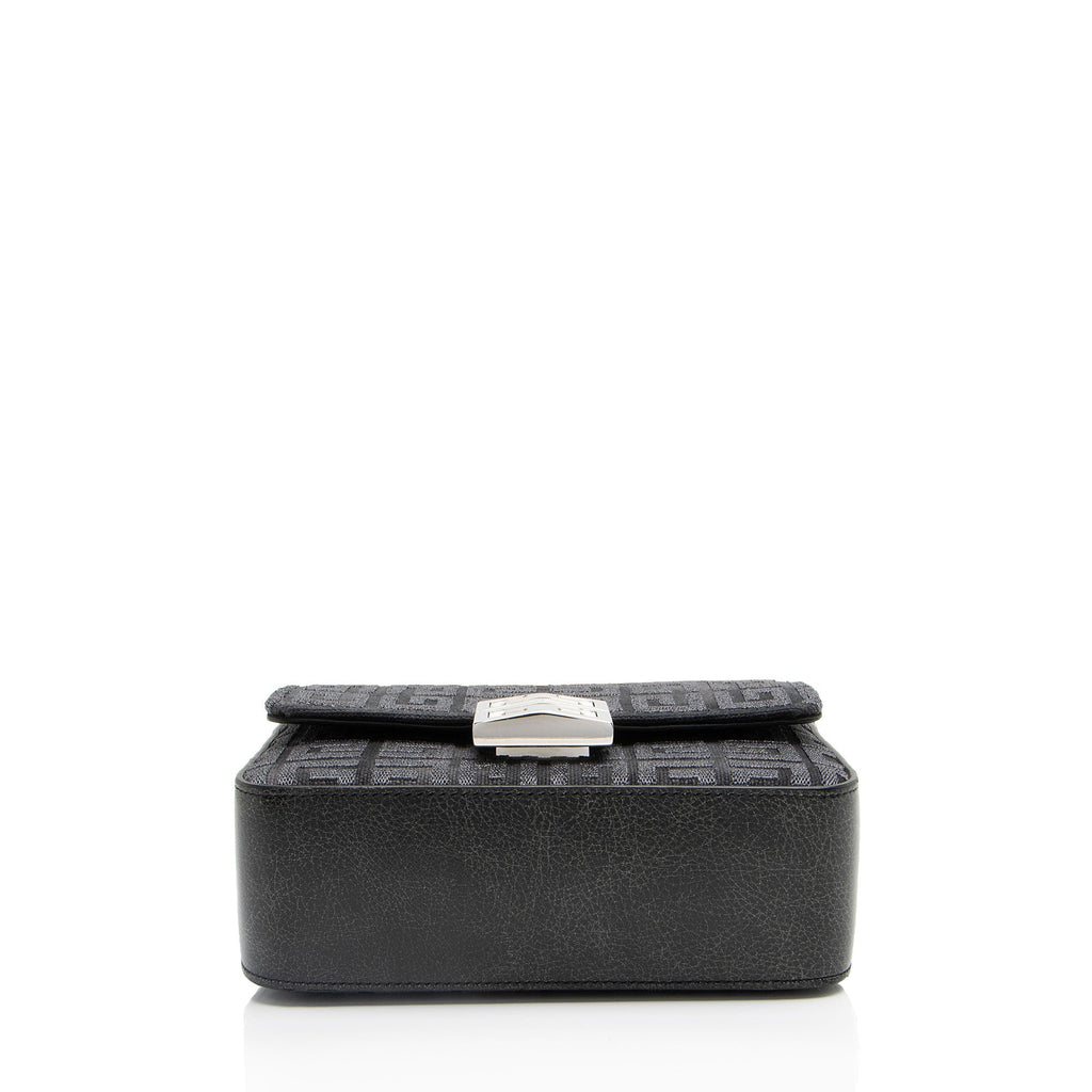Givenchy 4G Embroidered Canvas 4G Small Shoulder Bag