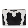 Givenchy Brogue Leather Antigona Zip Pouch (SHF-2iBJP6)