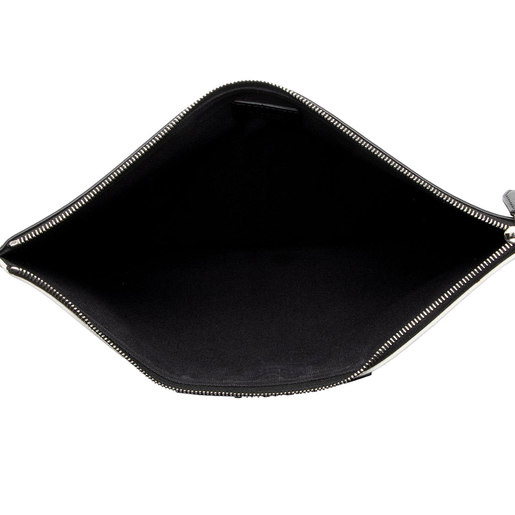 Givenchy Brogue Leather Antigona Zip Pouch (SHF-2iBJP6)
