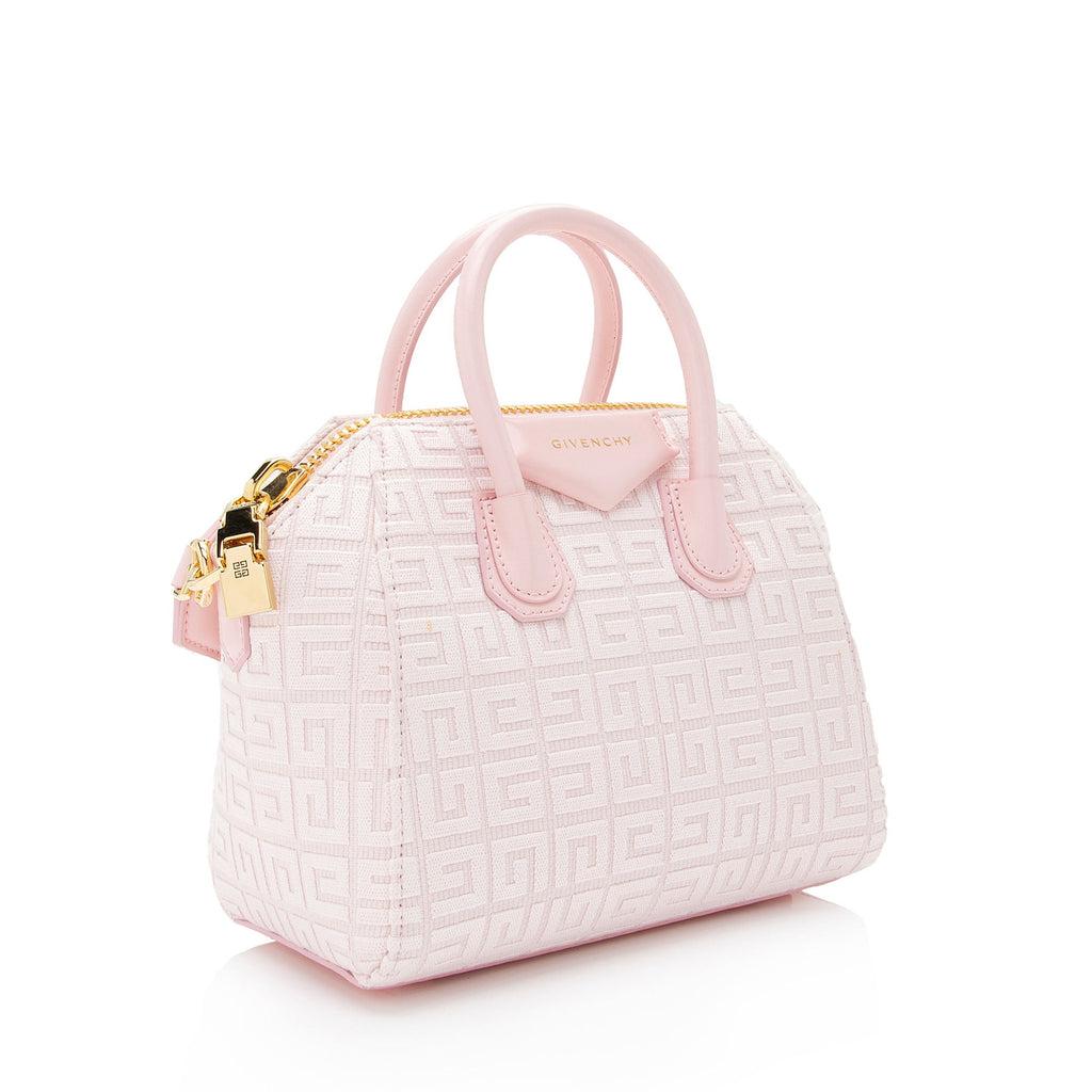 Givenchy 4G Embroidered Canvas Antigona Mini Satchel (SHF-pUIwM5)