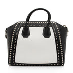 Givenchy Calfskin Bi Color Studded Antigona Medium Satchel