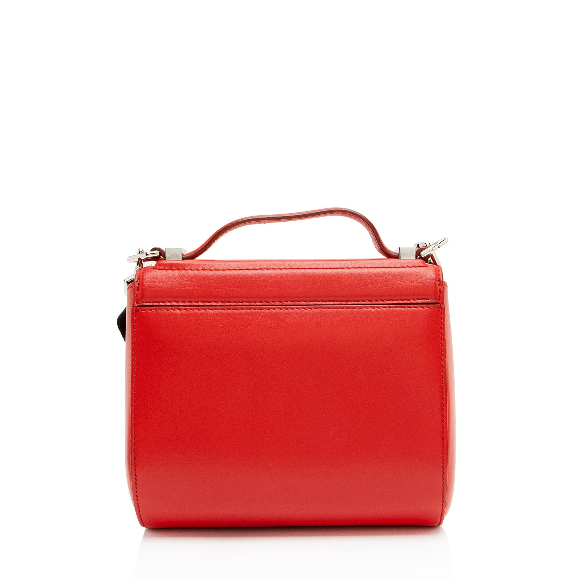 Givenchy Calfskin Pandora Box Logo Strap Mini Shoulder Bag