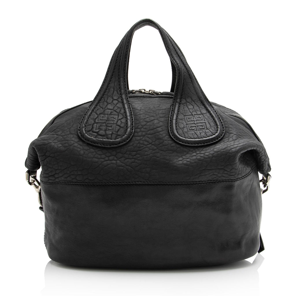 Givenchy Calfskin Sheepskin Nightingale Medium Satchel (SHF-23473)
