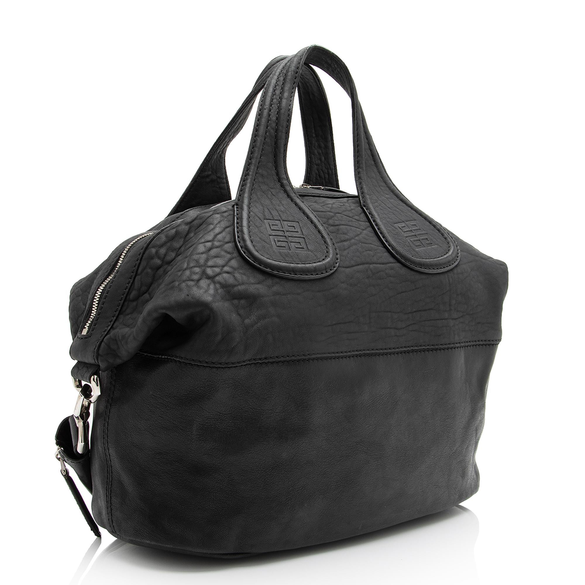 Givenchy Calfskin Sheepskin Nightingale Medium Satchel (SHF-23473)