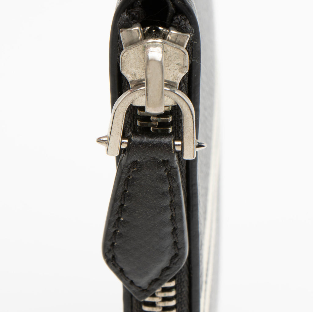 Givenchy Calfskin Striped Zip Pouch