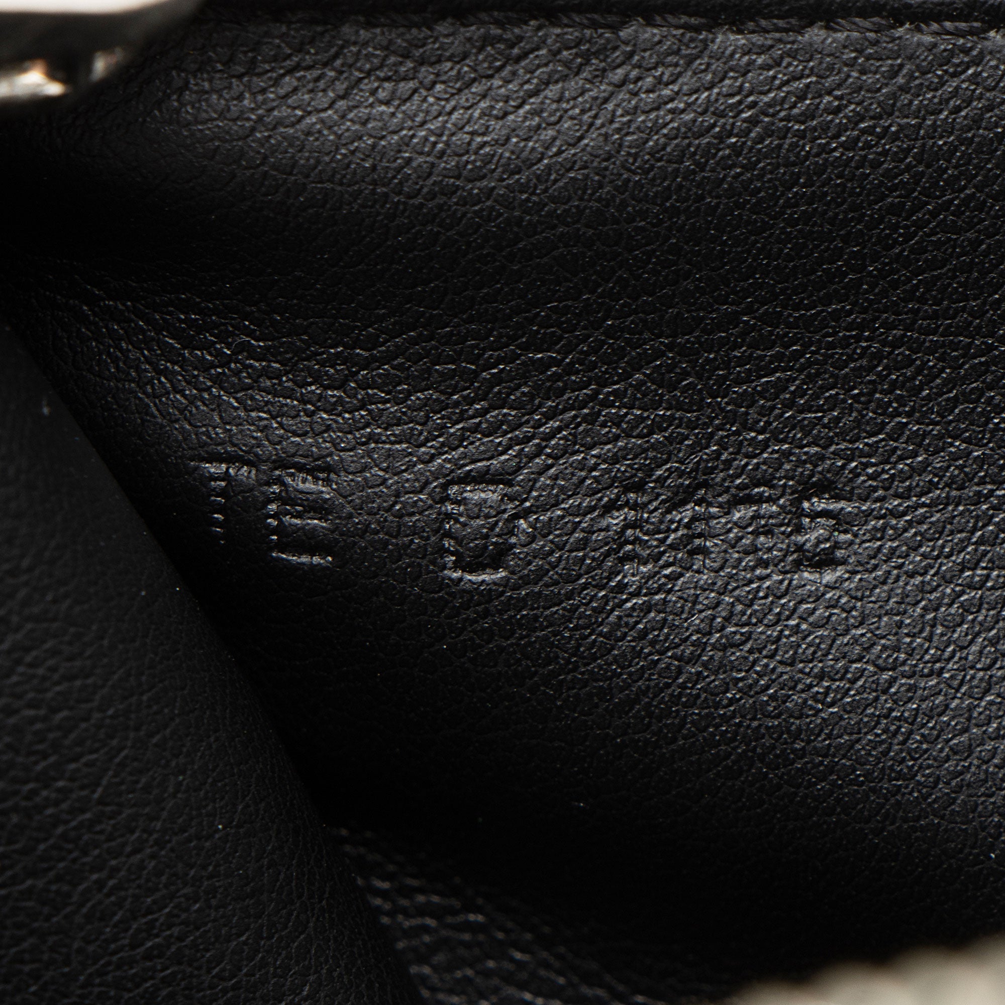 Givenchy Calfskin Striped Zip Pouch