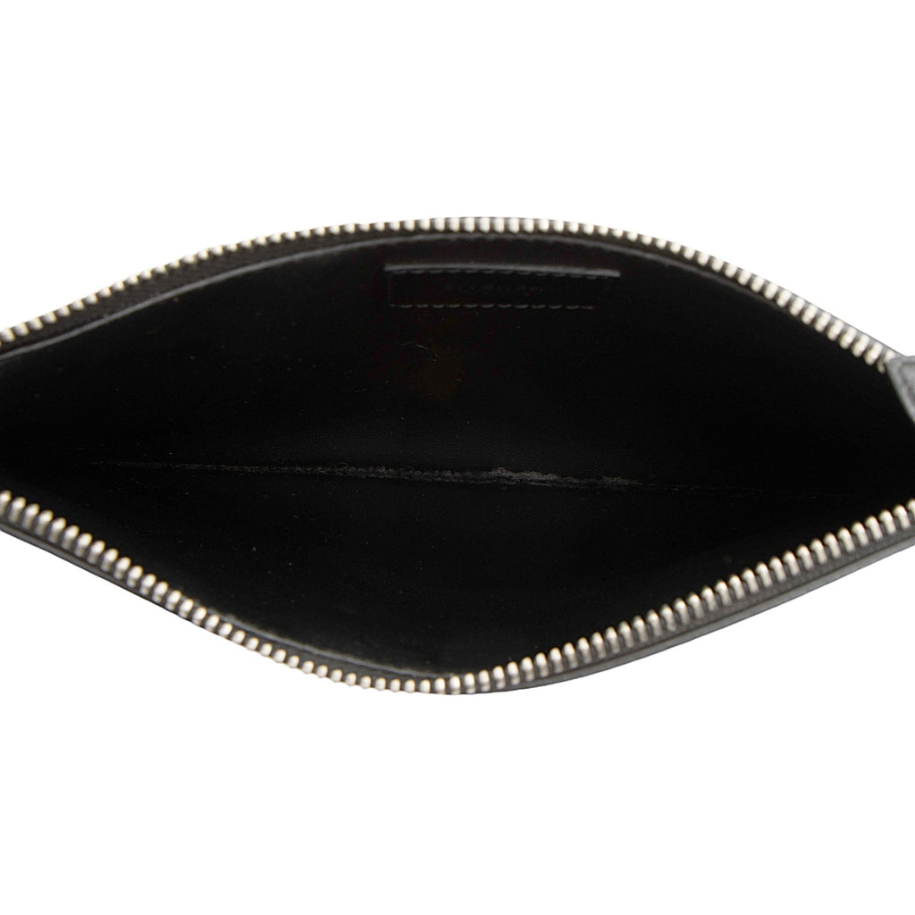 Givenchy Calfskin Striped Zip Pouch