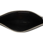 Givenchy Calfskin Striped Zip Pouch
