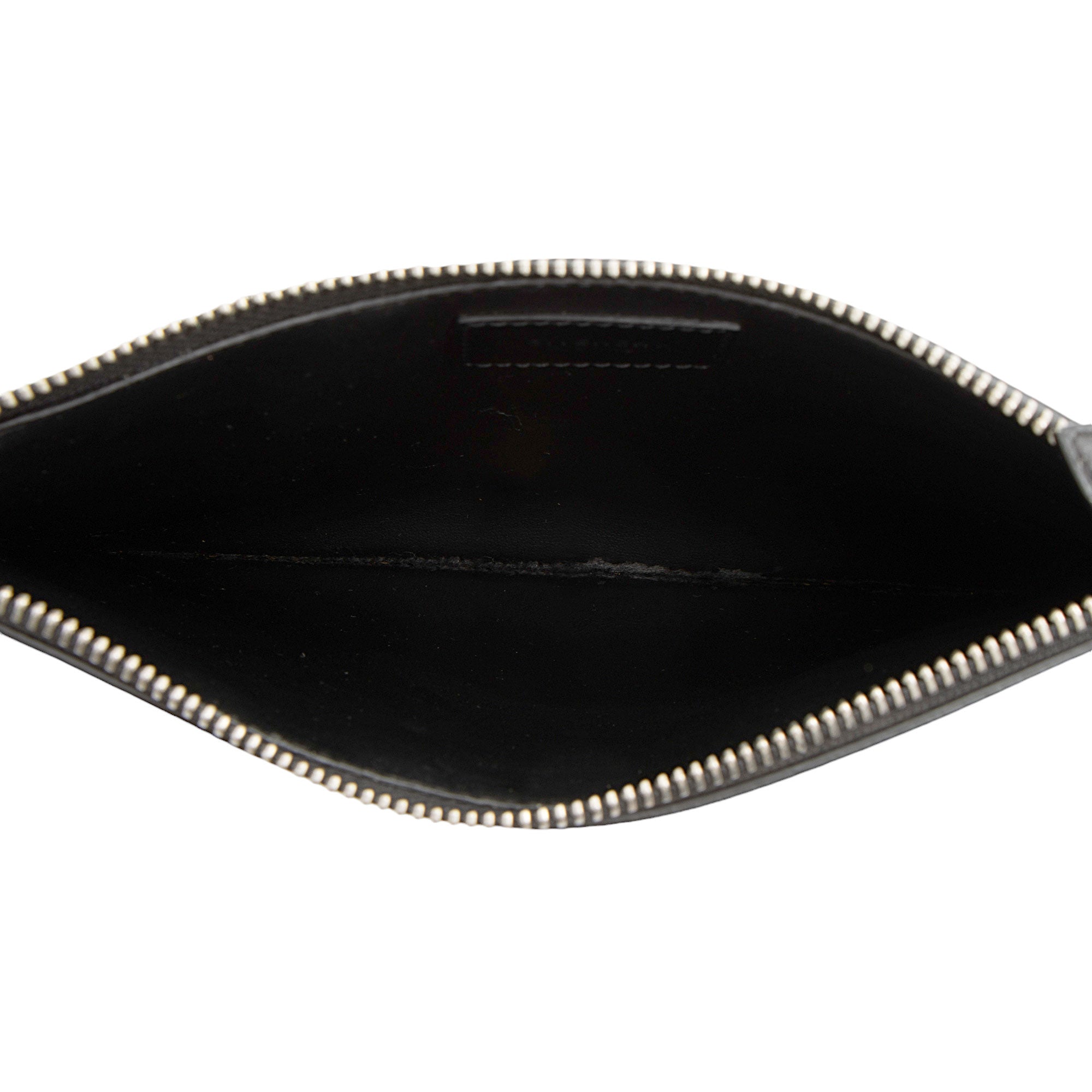 Givenchy Calfskin Striped Zip Pouch