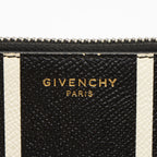 Givenchy Calfskin Striped Zip Pouch