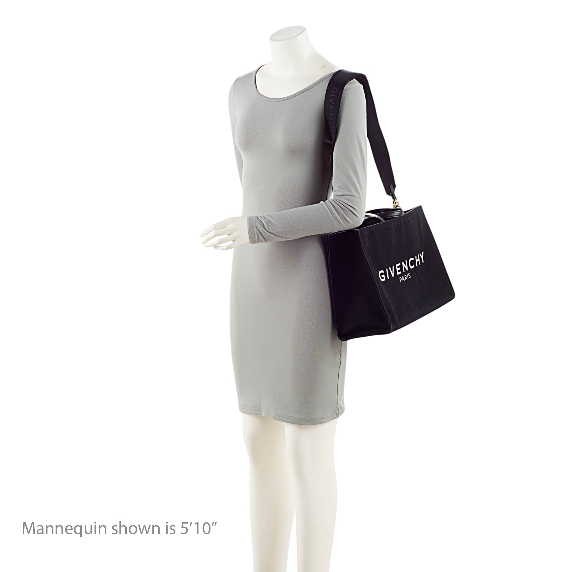 Givenchy Canvas Logo Medium Shopper Tote